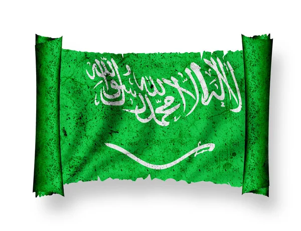 Flagge Von Saudi Arabia — Stockfoto