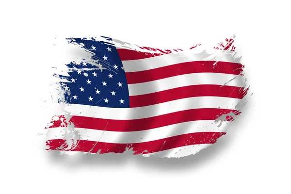 Vlajka Spojených Států — Stock fotografie