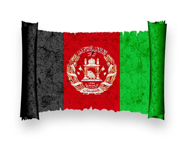 Flag Afghanistan National Country Flag — Stock Photo, Image