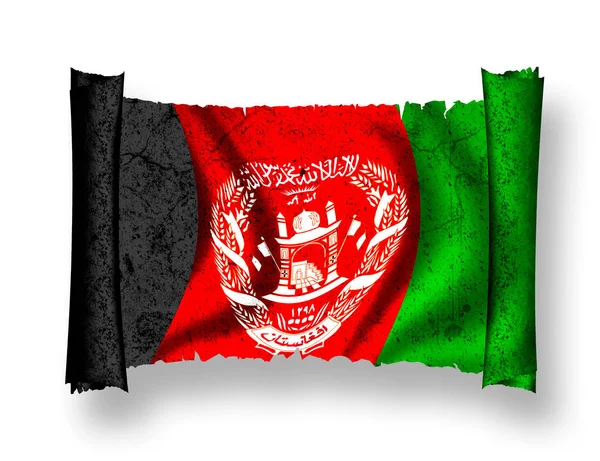 Flag Afghanistan National Country Flag — Stock Photo, Image