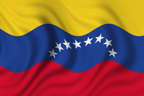 委内瑞拉国旗 国家国旗 — 图库照片
