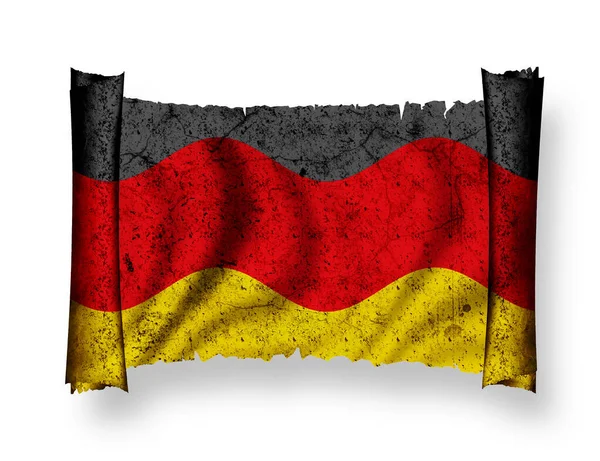 Flagge Deutschlands Nationalflagge — Stockfoto