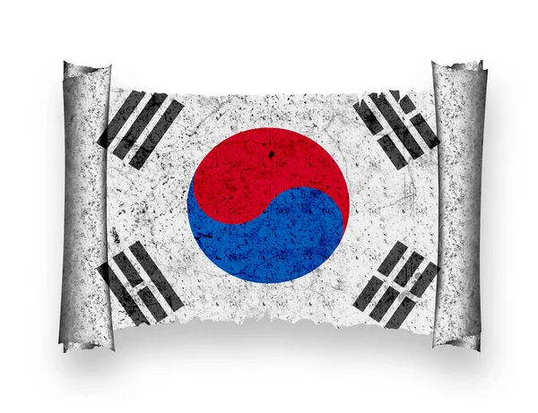 Bandera Corea Del Sur —  Fotos de Stock