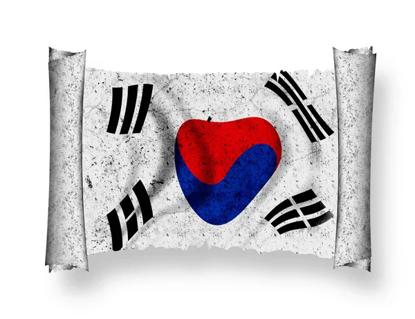 Bandiera South Korea — Foto Stock