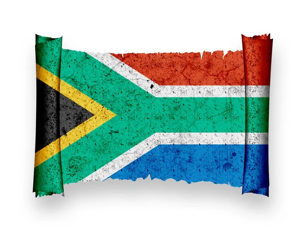 Vlag Van Zuid Afrika — Stockfoto