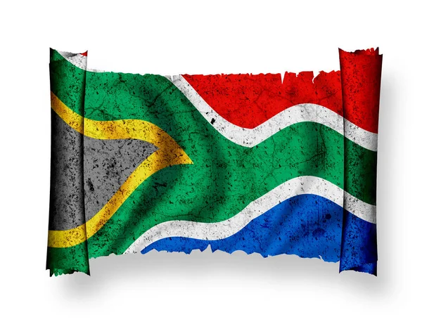 Bandeira África Sul — Fotografia de Stock