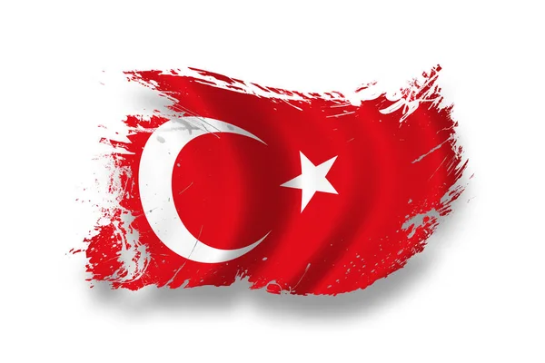 Flagge Der Türkei Nationalflagge — Stockfoto