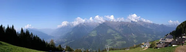 Panoráma Texel Csoport Dél Tirol — Stock Fotó