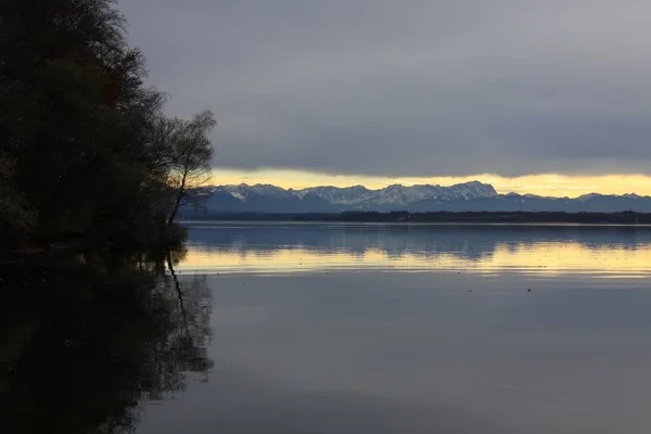 Λίμνη Starnberg Βράδυ — Φωτογραφία Αρχείου