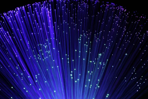 Fiber Optical Fibers Center — Stock Photo, Image