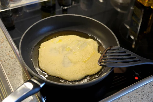 Tasty Pancakes Background Close — Stock Photo, Image