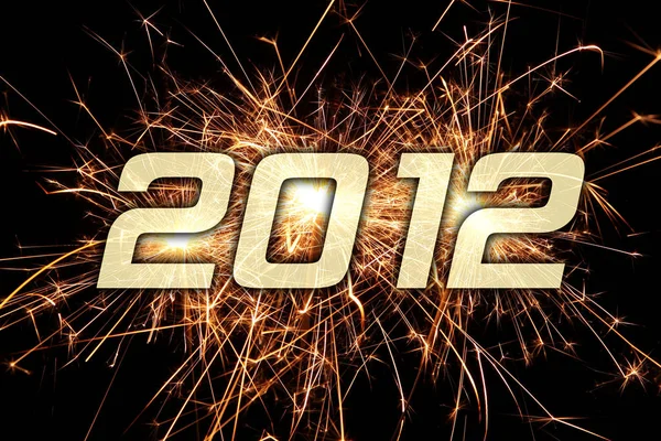 Sparklers Έτος 2012 — Φωτογραφία Αρχείου