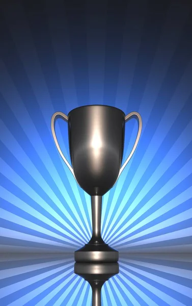 Silver Trophy Light — Stock Photo, Image