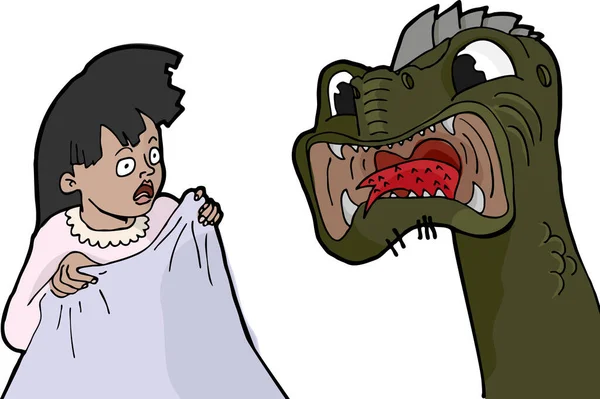 Tecknad Karaktär Monster Illustration — Stockfoto