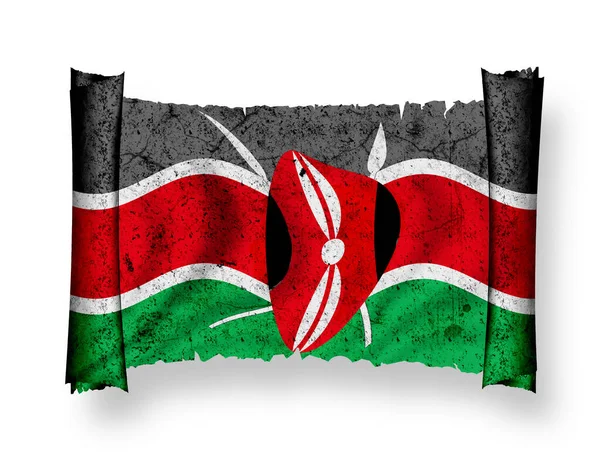 Flag Kenya National Country Flag — Stock Photo, Image