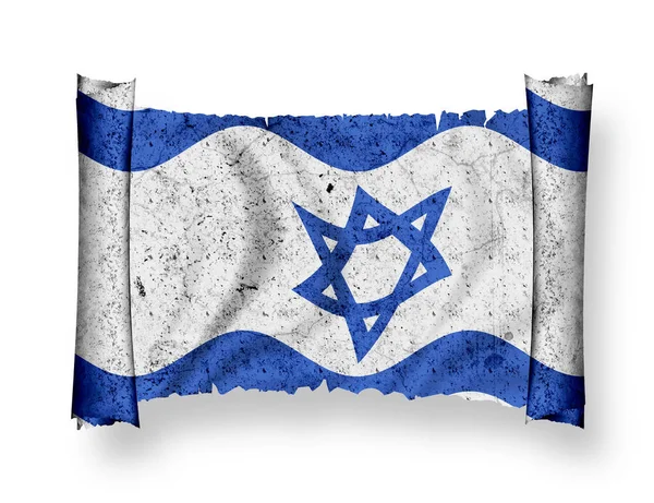Flagge Von Israel Nationalflagge Des Landes — Stockfoto
