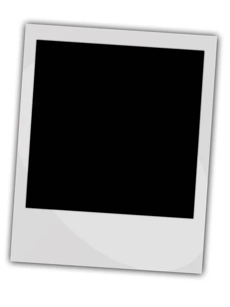 白地に隔離された空白の写真フレーム — ストック写真