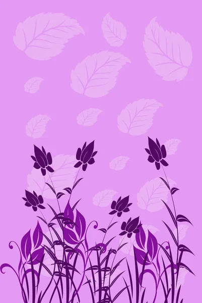 Floral Background Vector Illustration — Stock Photo, Image