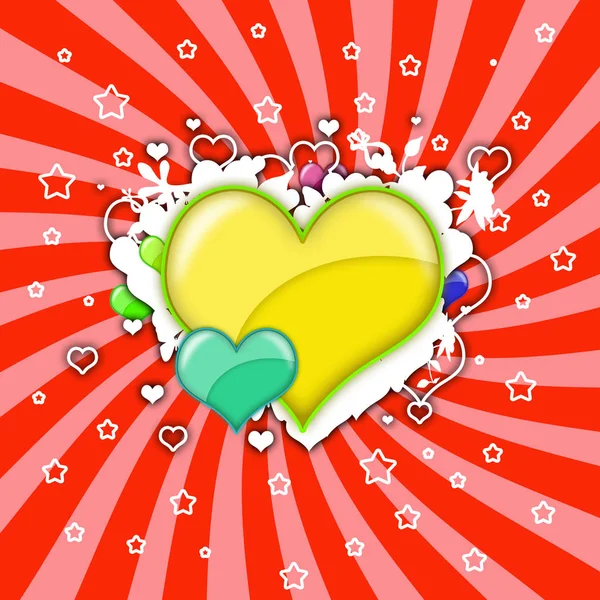 Heart Icon Holiday Concept — Stockfoto