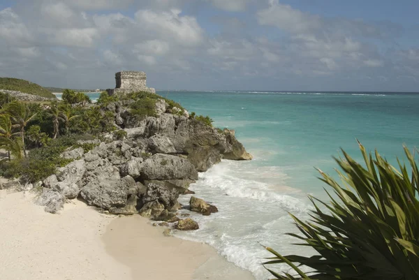 Ruins Tulum Beach — Stock Photo, Image