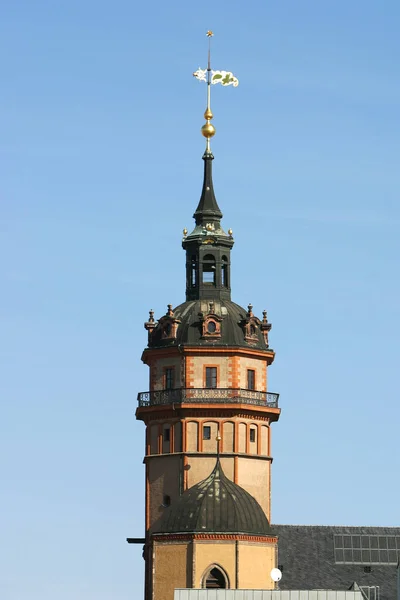 Leipzig Den Folkrikaste Staden Delstaten Sachsen — Stockfoto