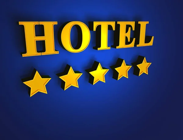 Hotel Goldblau Sterren — Stockfoto