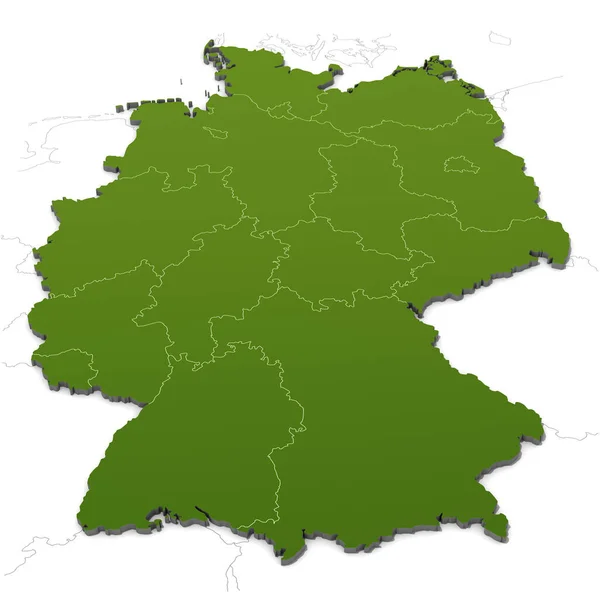 Bavorský Krásný Pozemek Německu — Stock fotografie