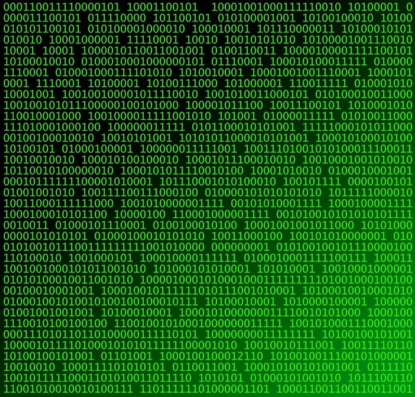 二进制代码编号 网络空间 — 图库照片