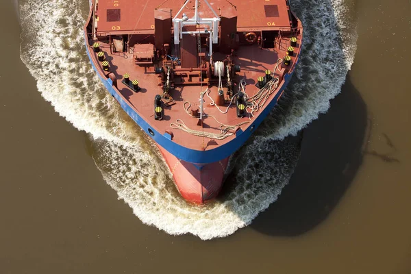 Transport Kontenerowy Towarowy Wodny Transportu Morskiego — Zdjęcie stockowe