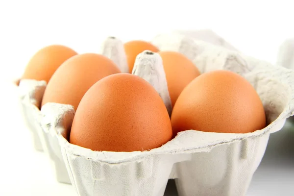 Ovos Embalagem Ovos — Fotografia de Stock