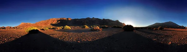 Teide Národní Park Panorama — Stock fotografie