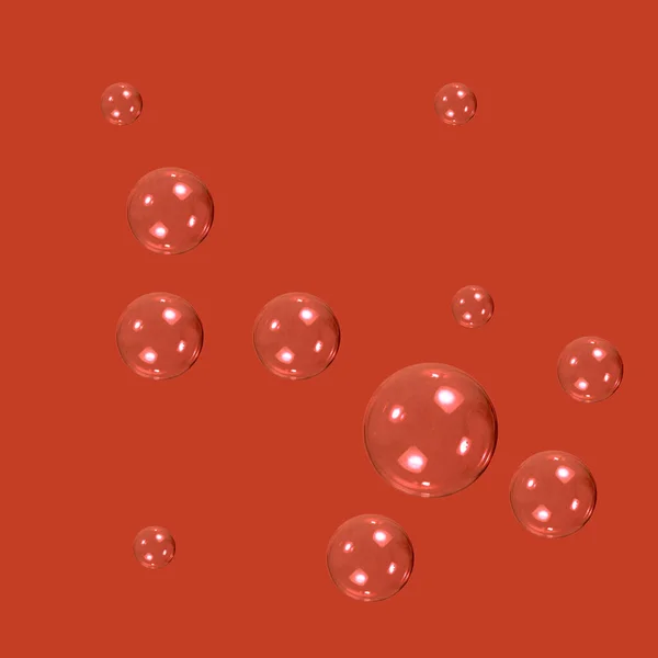 Абстрактный Фон Мыльными Пузырями — стоковое фото