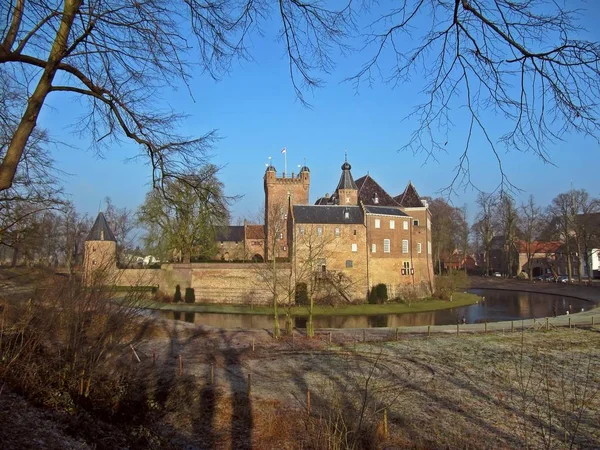 Vue Panoramique Sur Architecture Majestueuse Château Médiéval — Photo