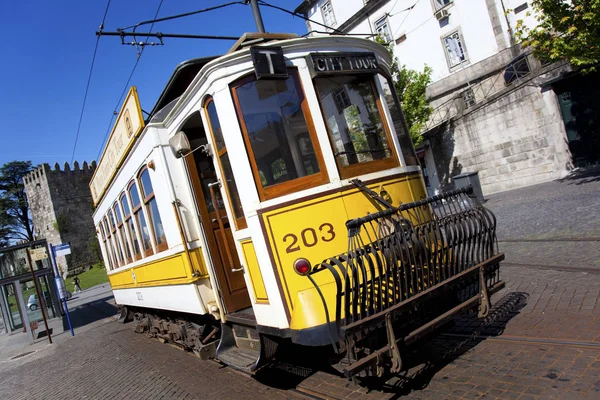 Tramvaj Porto Portugalsko — Stock fotografie