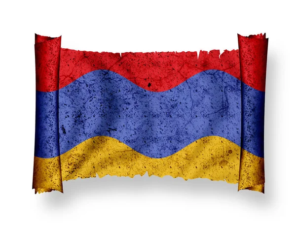 Arménská Vlajka Národní Vlajka — Stock fotografie