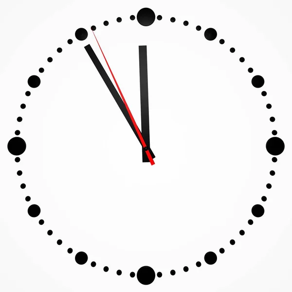 Vue Rapprochée Horloge Simple — Photo