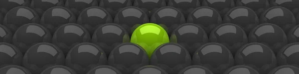 Balls Green Black — Stock Photo, Image