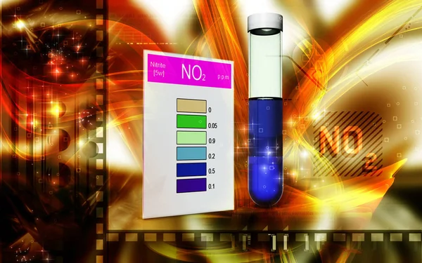 Ensayos Nitrito Investigación Química — Foto de Stock