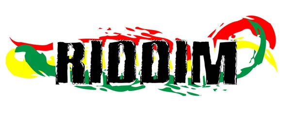 Symbol Rasta Riddim — Zdjęcie stockowe
