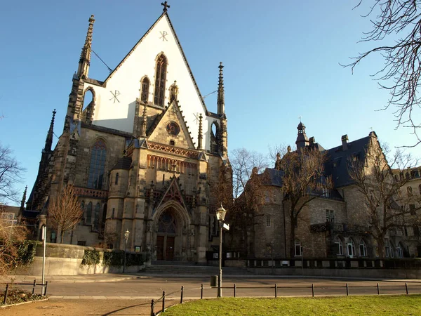 Kostel Thomaskirche Lipsku — Stock fotografie