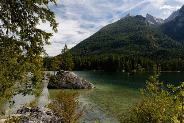 Vista Panorâmica Paisagem Majestosa Dos Alpes — Fotografia de Stock