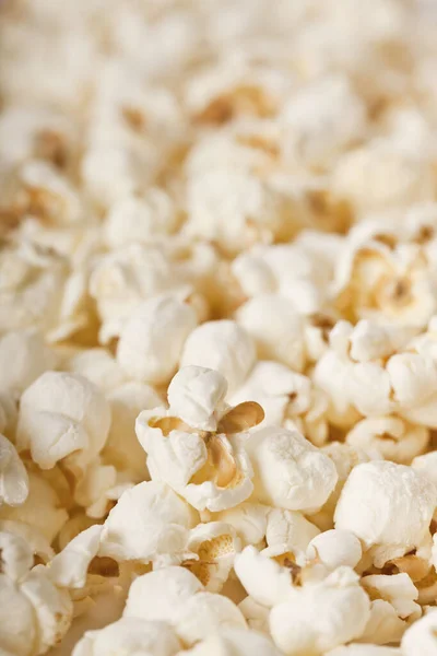 Verse Popcorn Achtergrond Lekker Eten — Stockfoto