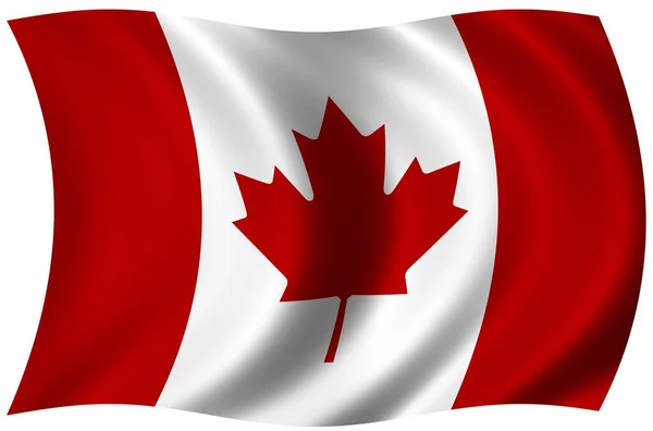 Nationale Vlag Van Canada — Stockfoto