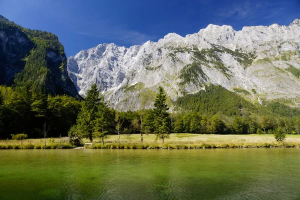 Watzmannmasiv Parku Narodowym Berchtesgaden Niemcy — Zdjęcie stockowe