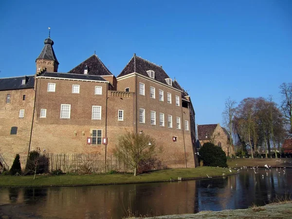 Vue Panoramique Sur Architecture Majestueuse Château Médiéval — Photo