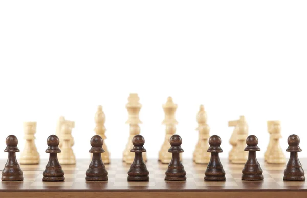 Schaakbordwedstrijd — Stockfoto