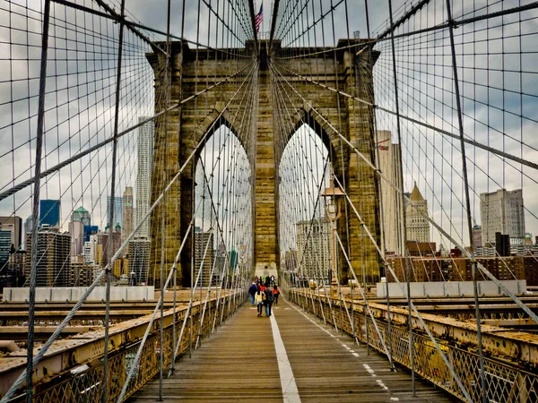 Festői Kilátás Városi New York Táj Usa — Stock Fotó