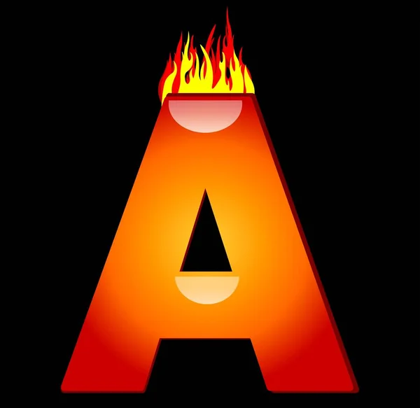 Alphabet Letter Design Illustration — Stock Photo, Image