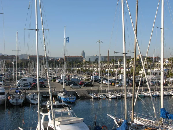 Λιμάνι Olimpic Στη Βαρκελώνη — Φωτογραφία Αρχείου