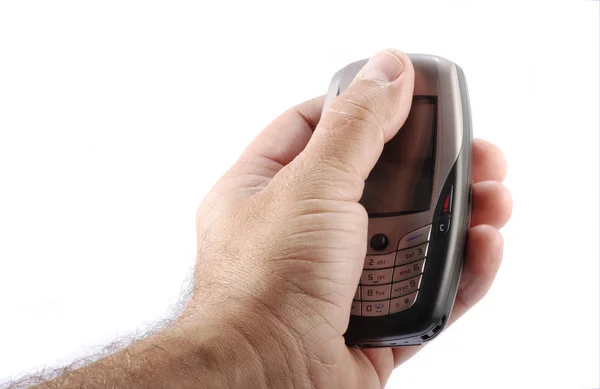 Hand Holding Old Phone — Stock Photo, Image